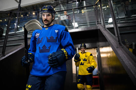 Filip Forsberg of Sweden at a practice session