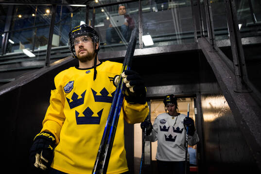 Viktor Arvidsson of Sweden at a practice session