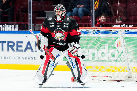 Malmö Redhawks målvakt Marek Langhamer
