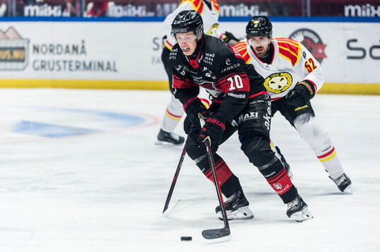 Malmö Redhawks William von Barnekow och Brynäs Jack
