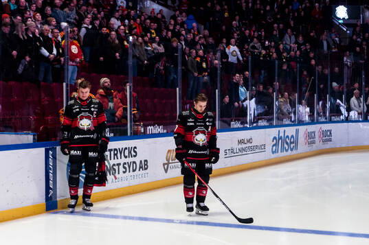 Malmö Redhawks Fredrik Händemark och Henrik Haapala