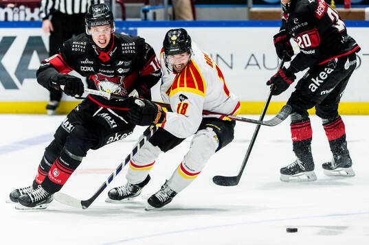 Malmö Redhawks William von Barnekow och Brynäs Anton