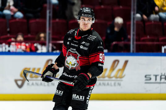 Malmö Redhawks Axel Sundberg deppar