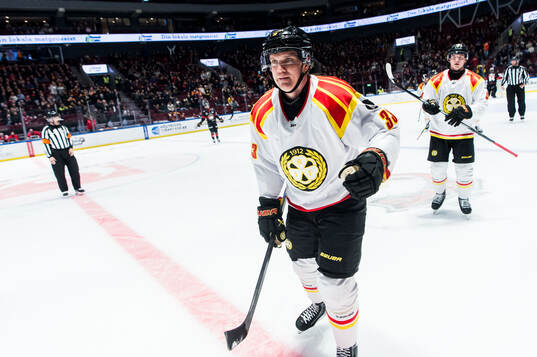 Brynäs Jakob Silfverberg jublar
