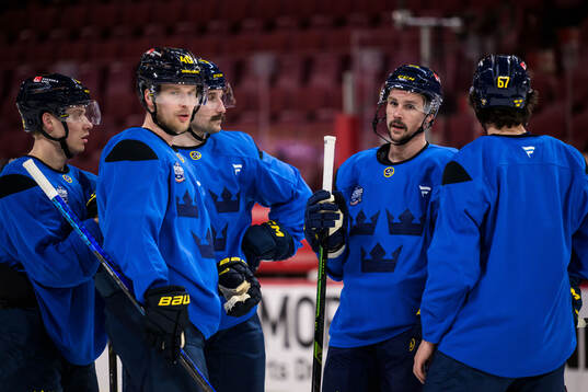 Jesper Bratt, Elias Pettersson, Filip Forsberg, Erik