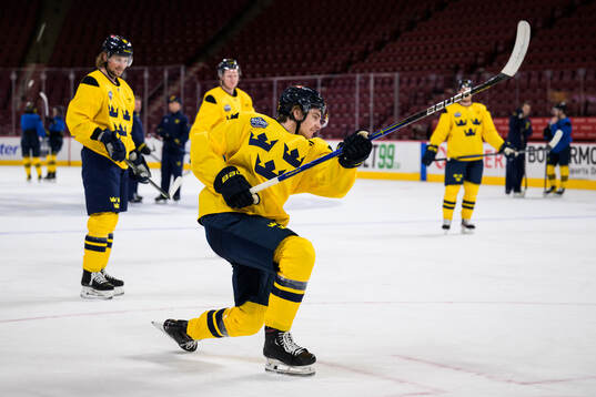 Leo Carlsson of Sweden at a practice session