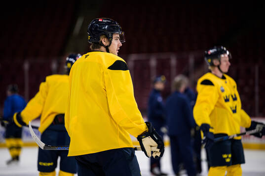 Leo Carlsson of Sweden at a practice session