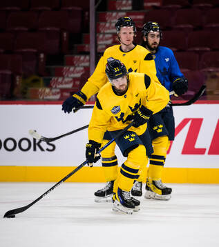 Viktor Arvidsson of Sweden at a practice session