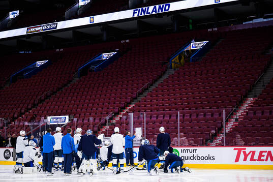 Bläddra bland fler bilder av Four Nations Face-Off, day 2, Finland, practice