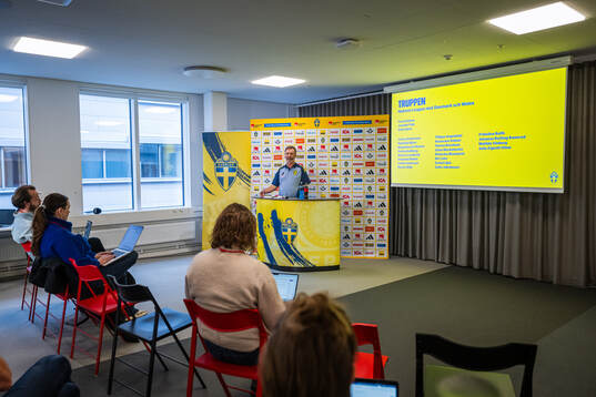Head coach Peter Gerhardsson of the Swedish women's