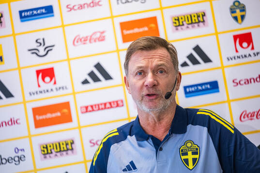 Head coach Peter Gerhardsson of the Swedish women's