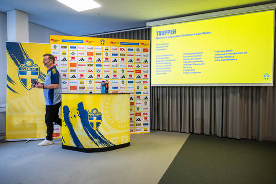 Head coach Peter Gerhardsson of the Swedish women's