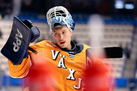 Växjös målvakt Emil Larmi