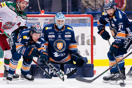 Växjös målvakt Emil Larmi