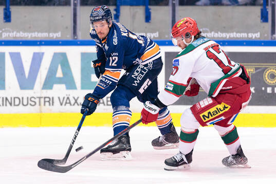 Växjös Otto Koivula och Modos Riley Woods