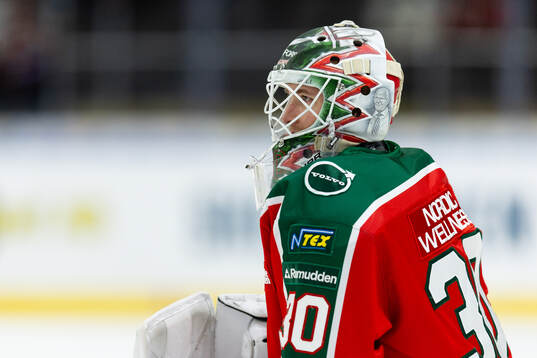 Frölundas målvakt Tobias Normann