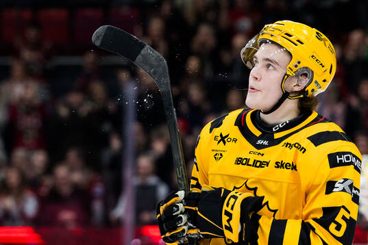 Skellefteås Axel Sandin Pellikka deppar
