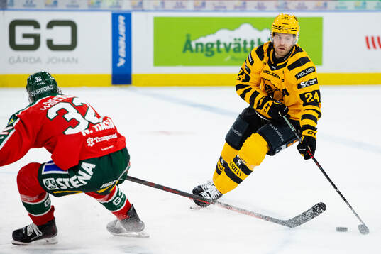 Skellefteås Oscar Lindberg och Frölundas Noah Hasa