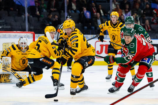 Skellefteås Oscar Lindberg och Frölundas David Edstrom