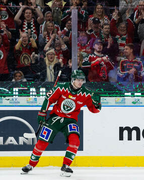 Frölundas Filip Cederqvist jublar