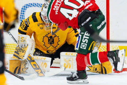 Skellefteås målvakt Gustaf Lindvall