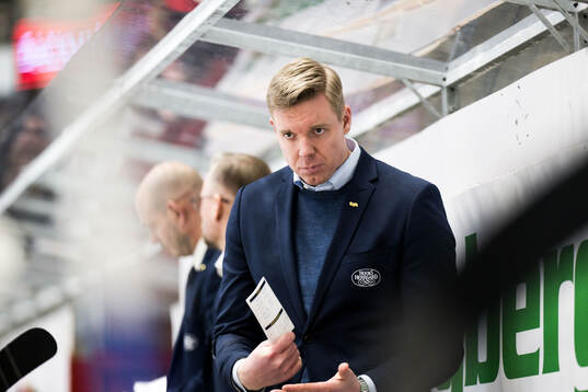 HV71s tränare Thomas Berglund