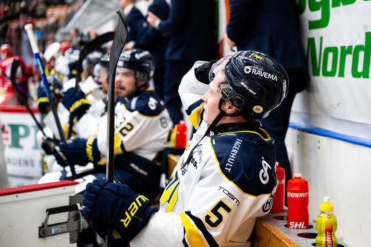 HV71s Victor Sjöholm deppar