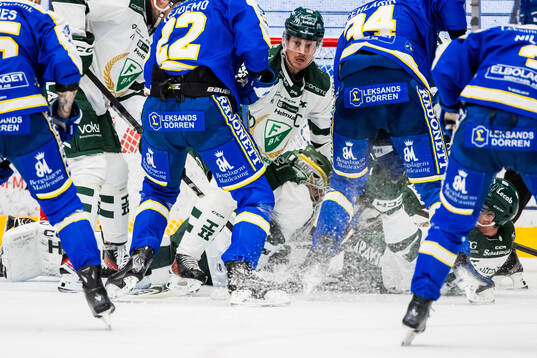 Färjestads målvakt Damian Clara