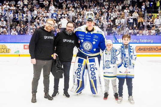 Leksands målvakt Marcus Gidlöf utsedd till matchens lirare