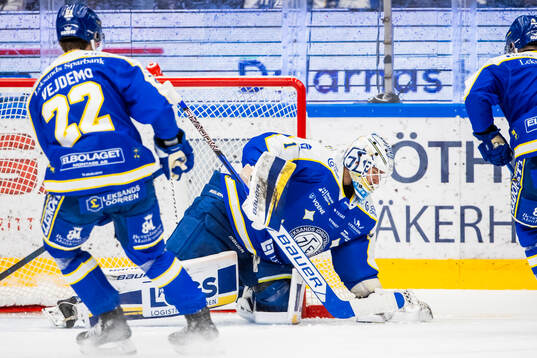 Leksands målvakt Marcus Gidlöf
