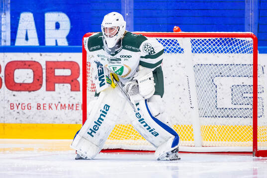 Färjestads målvakt Anders Lindbäck