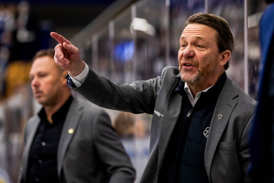 Leksands tränare Charles Berglund