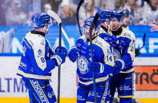 Leksands Oskar Lang jublar