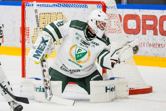 Färjestads målvakt Anders Lindbäck