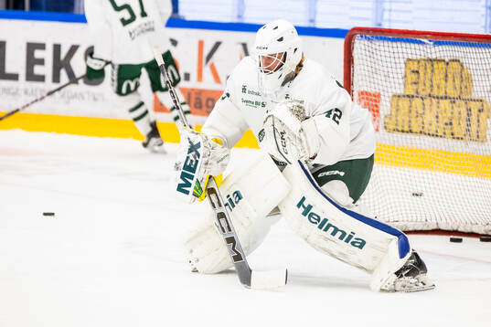 Färjestads målvakt Anders Lindbäck