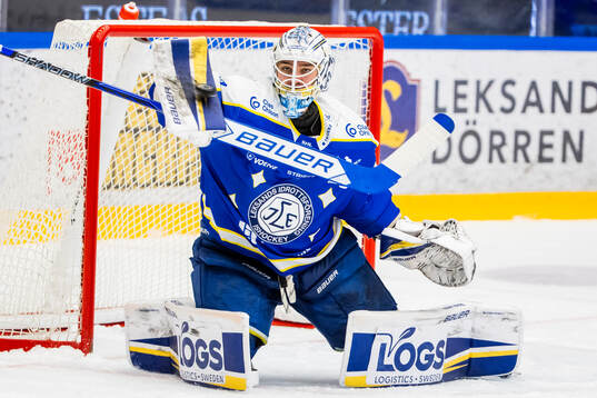 Leksands målvakt Marcus Gidlöf