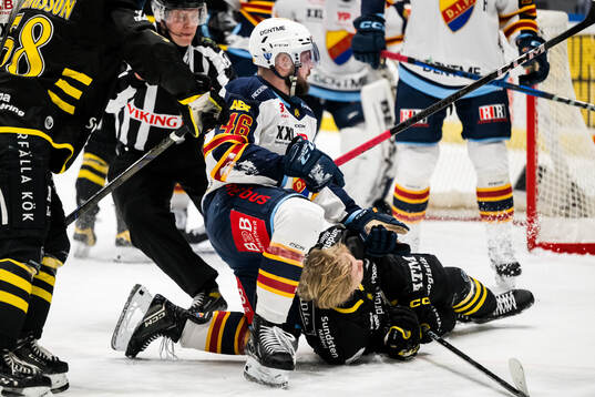 Djurgårdens Albin Grewe och AIKs Albert Sjöberg