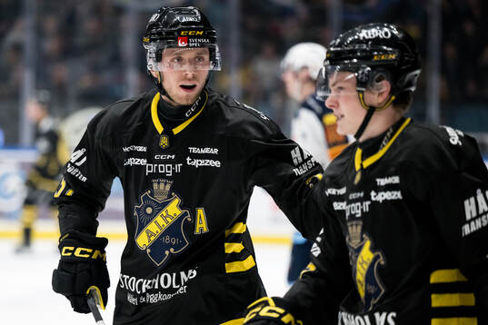 AIKs Alfred Barklund och Theo Hårdstam