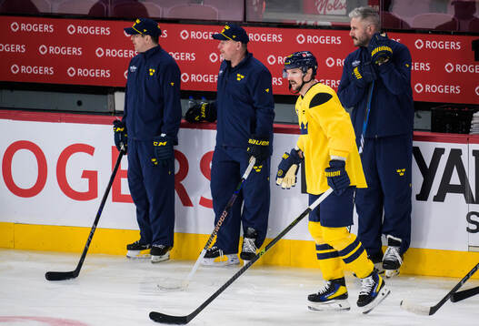 Assistant coach Stefan Klockare, assistant coach Daniel