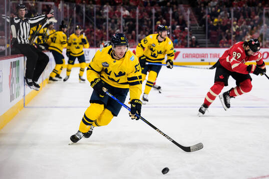 Jesper Bratt of Sweden