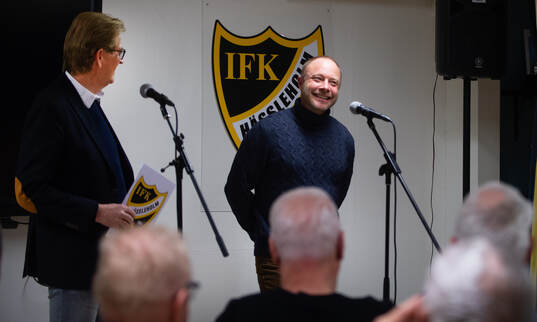 Anders Andersson besöker IFK Hässleholms Fotbollskafé och