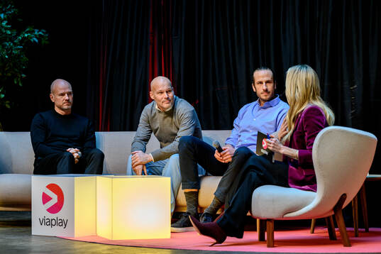 Erik Westberg, Sportchef Viaplay, Fredrik Ljungberg och