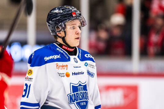Karlskogas Tim Barkemo deppar