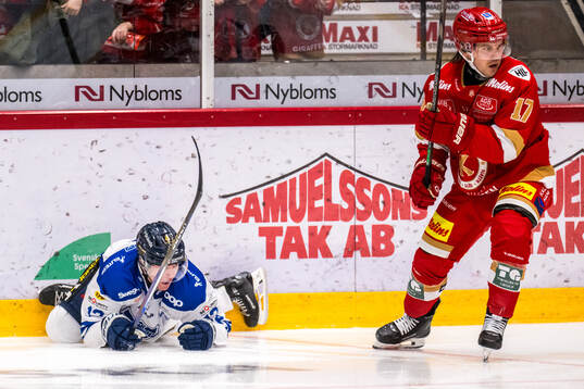 Karlskogas Hampus Plato och Kalmars Kalle Maalahti