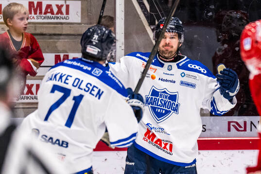 Karlskogas Kalle Jellvert jublar