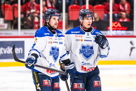 Karlskogas Theodor Pistek och Hampus Plato