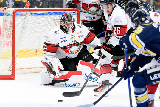 Malmö Redhawks målvakt Marek Langhamer