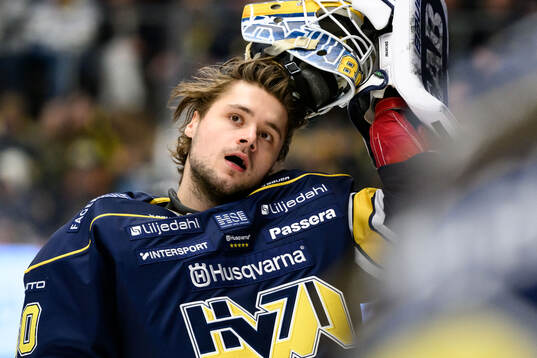 HV71s målvakt Frederik Dichow