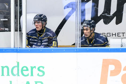 HV71s Henrik Borgström och Jonathan Ang