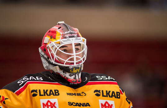 Luleås målvakt Matteus Ward